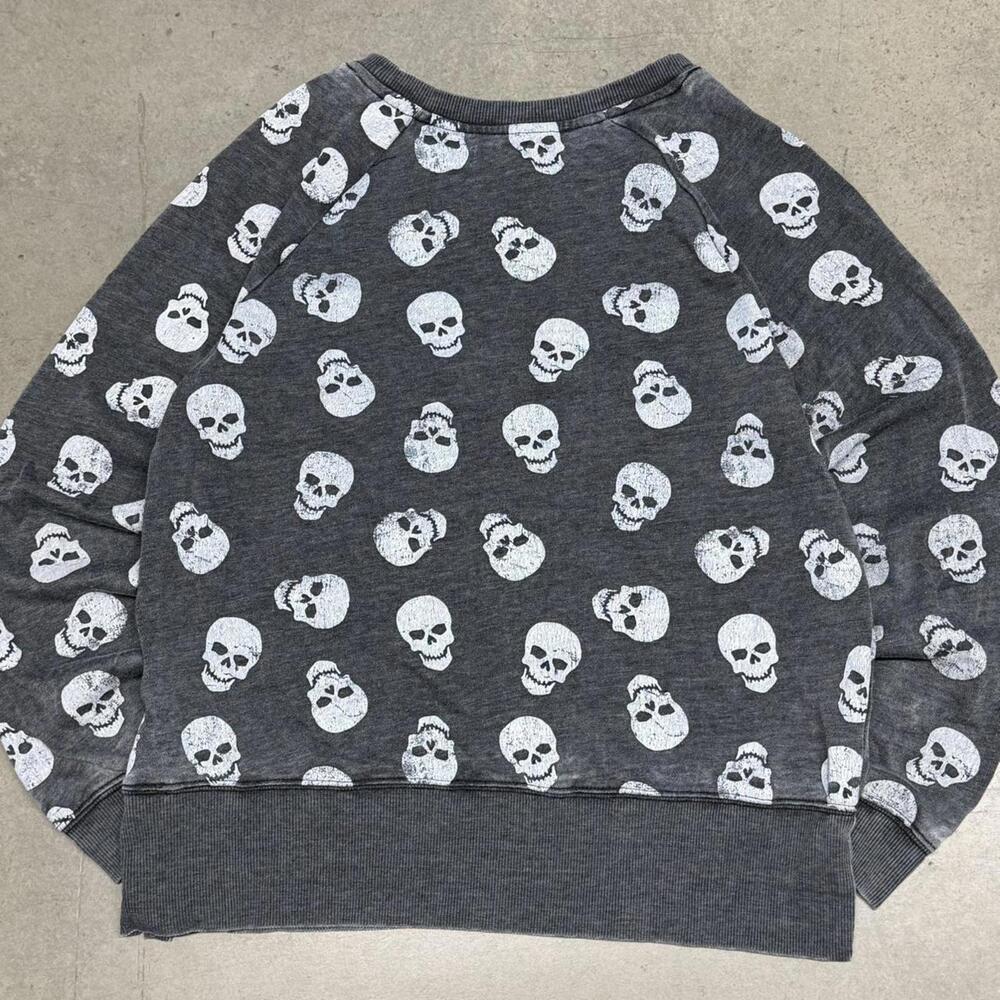 American Vintage Men's Grey and White Sweatshirt - Picture 4 of 5